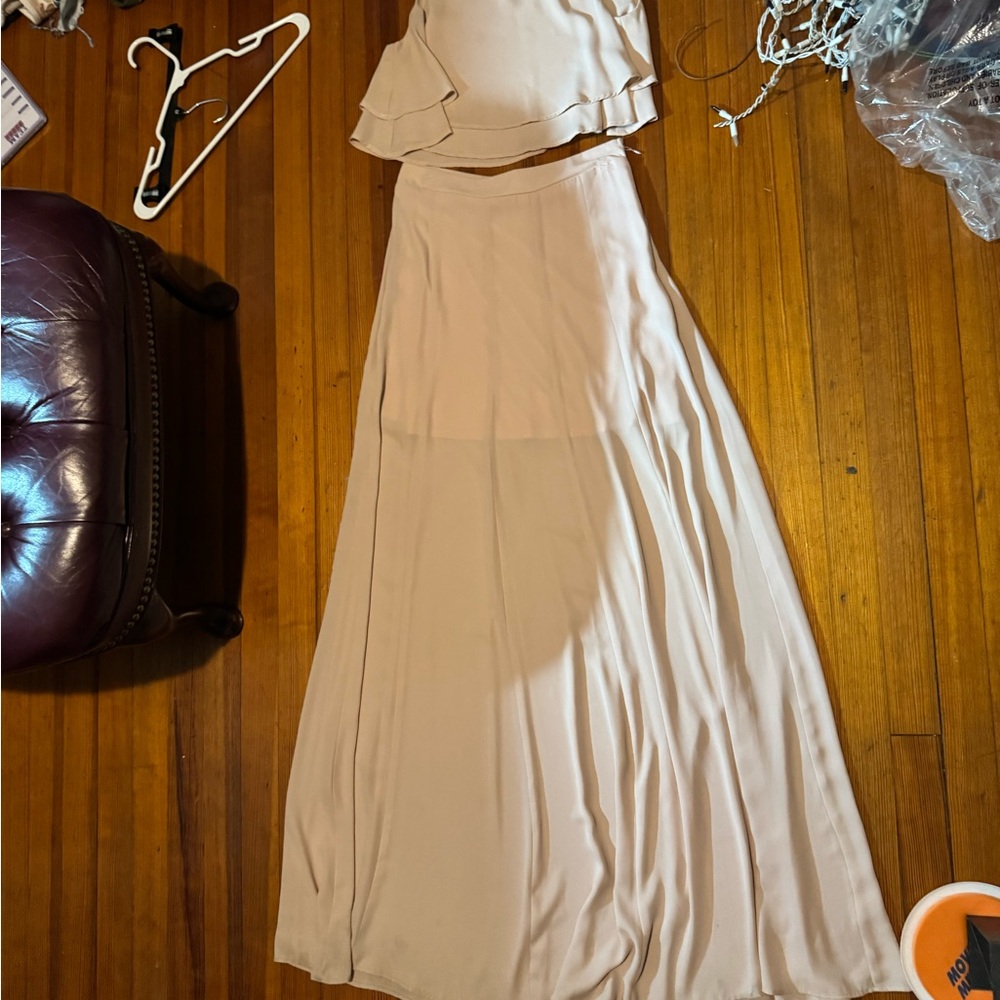 Show Me Your MuMu Cream Maxi Skirt